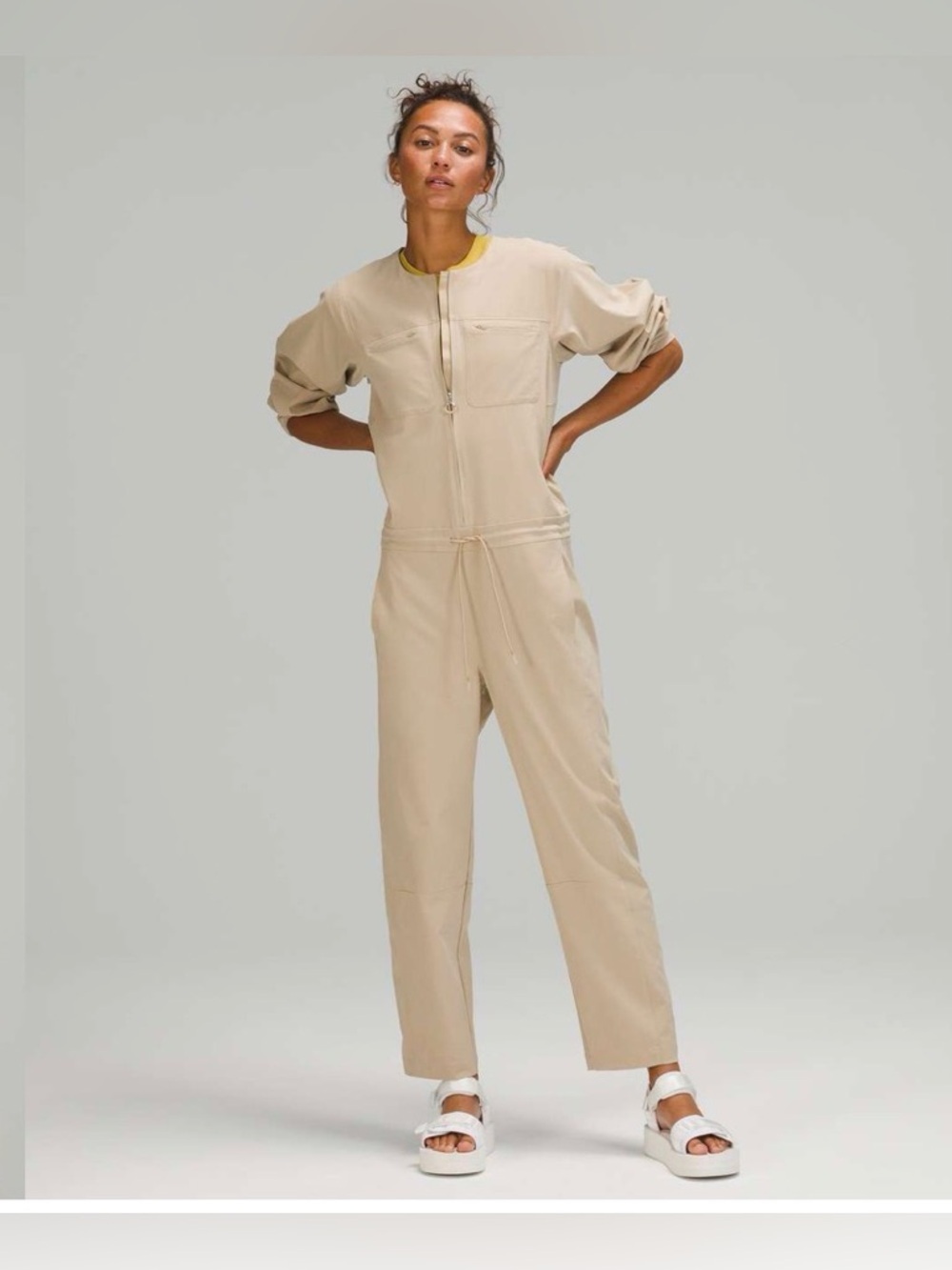 Lululemon Ventlight Zippered Jumpsuit in Trench